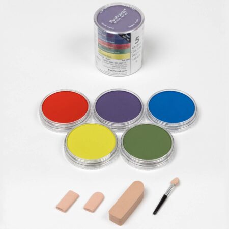 PanPastel 30053 Ultra Soft Artist Pastel Starter Set - Shades 5 Color Set w/Sofft Tools - Image 2