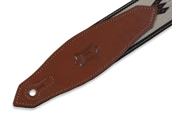 Levy's Leathers MSSN80-TAN Polypropylene Jacquard Weave Guitar Strap, Tan,Medium - Image 2