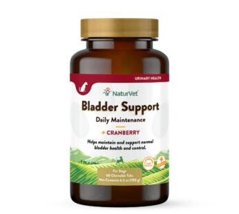 NaturVet ? Bladder Support for Dogs ? Plus Cranberry | Supports Healthy Bladder Control &