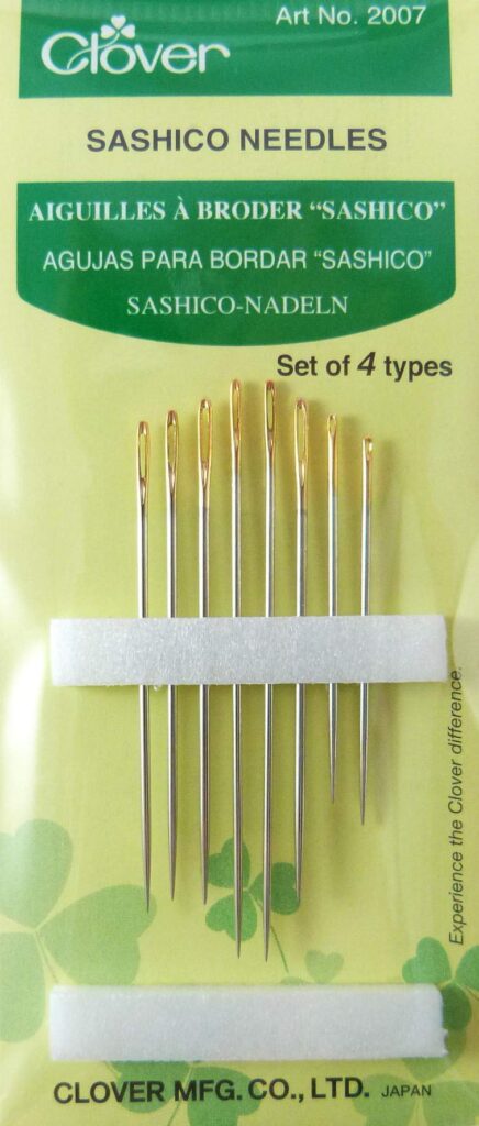 Clover Sashico Needles-Assorted Sizes 8/Pkg, 134, Sliver - Image 4