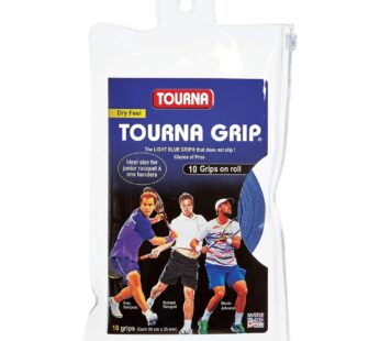 Tourna Grip Original Length Dry Feel Tennis Grip – 10 Grip Pack