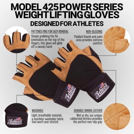 Schiek Sports Schiek 425 Glove, Large - Image 4