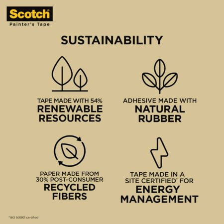 Scotch General Purpose Masking Tape, Tan, Tape for Labeling, Bundling and General Use, Mul - Image 2