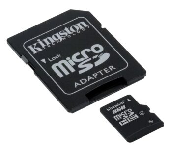 Kingston 8 GB microSDHC Class 4 Flash Memory Card SDC4/8GB,Black