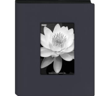 Pioneer Photo Albums KZ-46/NB Mini Frame Cover Photo Album, Navy Blue, 4″ x 6″