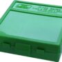 MTM P-100-9-10 100 Round Flip-Top Ammo Box 380/9MM Cal (Green)
