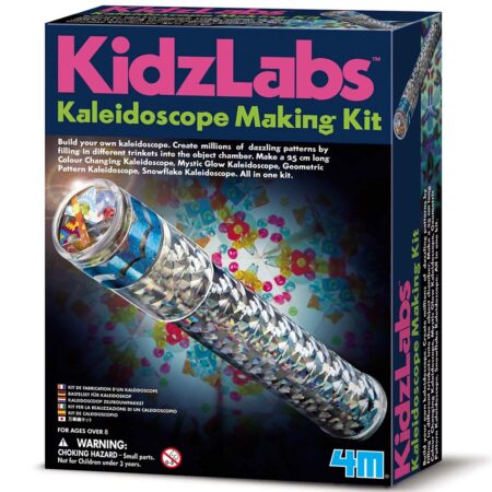 4M Kidzlabs Kaleidoscope Making Kit - Optical Light Physics Stem Toys Craft Gift for Kids