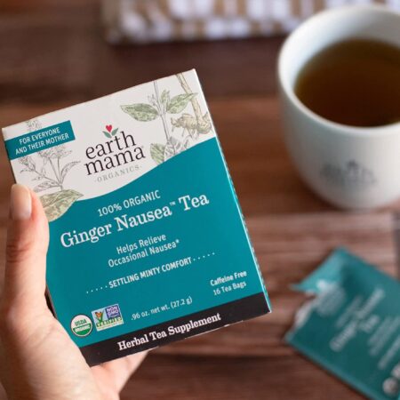 Earth Mama Organic Ginger Nausea? Tea | Comforts Occasional Nausea + Morning Sickness, 16 - Image 9