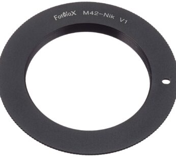 Fotodiox Lens Mount Adapter Compatible with M42 Type 1 Lenses to Nikon F-Mount Cameras