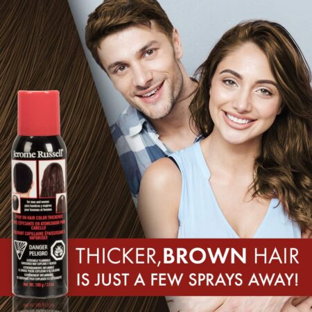 jerome russell Hair Color Thickener for Thinning Hair, Medium Brown, 3.5 Ounce - Image 2
