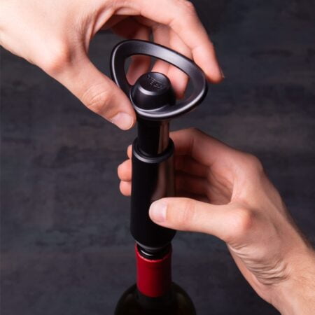 Vacu Vin Wine Saver Concerto - Black - 1 Pump 4 Stoppers - Wine Stoppers for Bottles with - Image 7