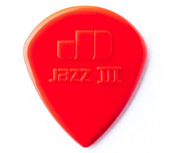 Dunlop Jazz III Pick Pack, Red Nylon,1.38mm