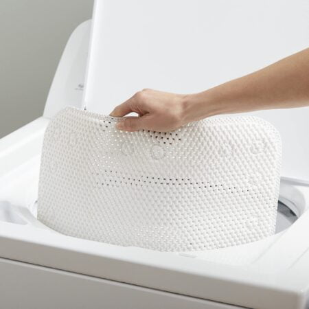 Duck Brand Softex Bath Mat for Tubs, Machine Washable, 17 x 36 Inches, White, Skid Resista - Image 9