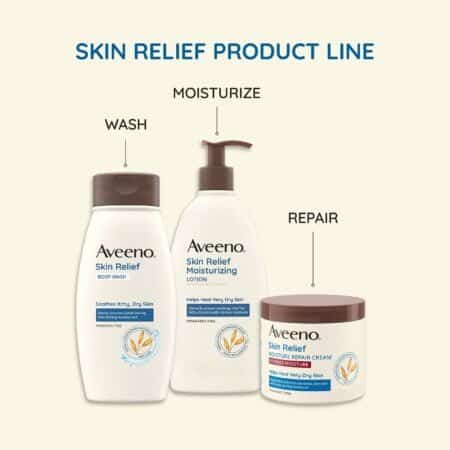 Aveeno Skin Relief Intense Moisture Hand Cream with Soothing Prebiotic Oat for Dry Skin, S - Image 3