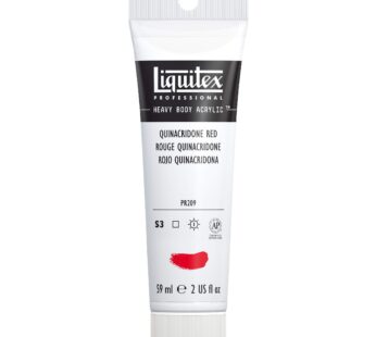 Liquitex Professional Heavy Body Acrylic Paint, 2-oz (59ml) Tube, Quinacridone Red