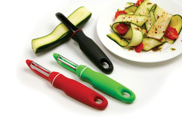 Norpro Bow Shape Peeler, Stainless Steel, Grip-EZ, Soft, Santoprene, One Size, Black - Image 7