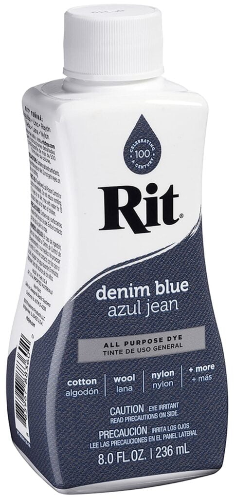 Rit All-Purpose Liquid Dye, Denim Blue - Image 2