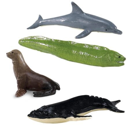 Safari Ltd. Ocean TOOB - 12 Mini Figurines: Sea Lion, Eagle Ray, Starfish, Turtle, Penguin - Image 6