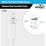 Wright Products V1020BL Heavy Duty Screen and Storm Door Pneumatic Closer, Black - Image 6