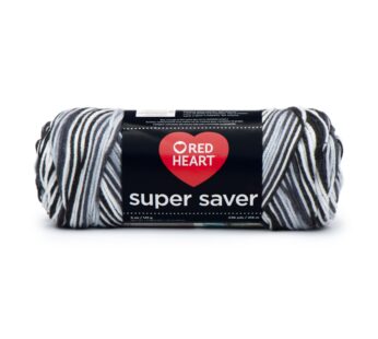 RED HEART Super Saver Yarn, Print-Zebra