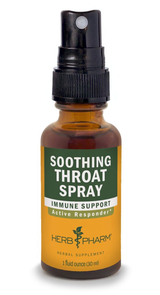 Herb Pharm Soothing Throat Spray 1 oz Spray
