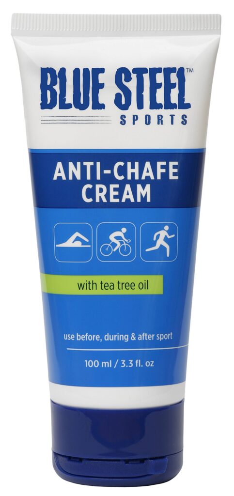 Blue Steel Sports Anti Chafe Cream | Long lasting Chafing Protection | Water & Sweat Resis