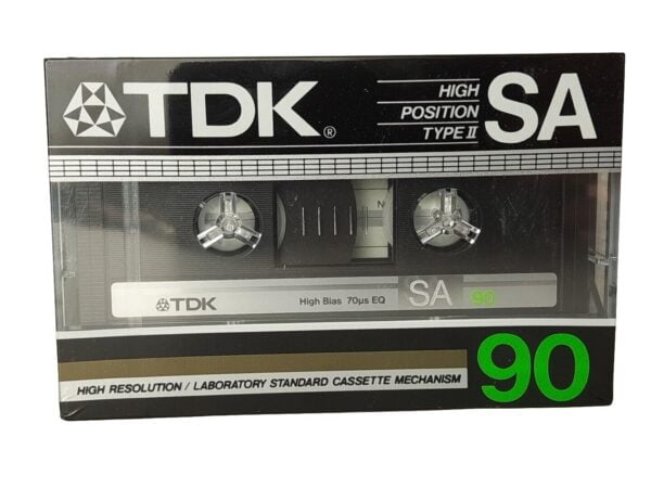 TDK SA 90 minute Super High Resolution Type II Audio Cassette Tape