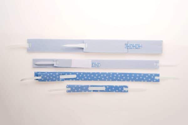 Dale Medical 240 Tracheostomy Tube Holder 1" Wide Neckband, Fits Up to 19.5" Neck, Blue (1