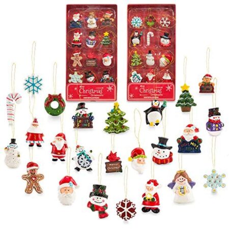 Kurt Adler Petite Treasures 12-Piece Miniature Ornaments Set, 2 Pack - Image 2