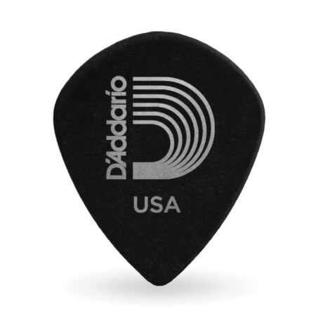 D'Addario Accessories 3DBK7-10 Black Ice Guitar Picks, 10 pack, Extra-Heavy