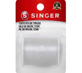 Singer 00260 Clear Invisible Nylon Thread, 135-Yard