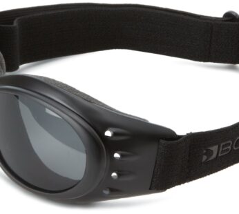 Bobster Cruiser 2 Goggles, Black Frame/3 Lenses (Smoked, Amber and Clear)
