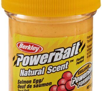 Berkley PowerBait Natural Scent Trout Bait,Salmon Peach