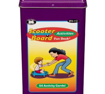 Super Duper Publications | Scooter Board Activities Fun Deck | Occupational Therapy Flash