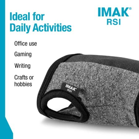 Brownmed - IMAK RSI Computer Glove - Comfortable Game Glove - Wrist Brace to Support Carpa - Image 7
