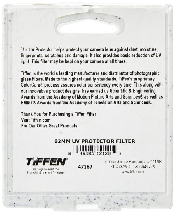 Tiffen 82UVP 82mm UV Protection Filter - Image 2