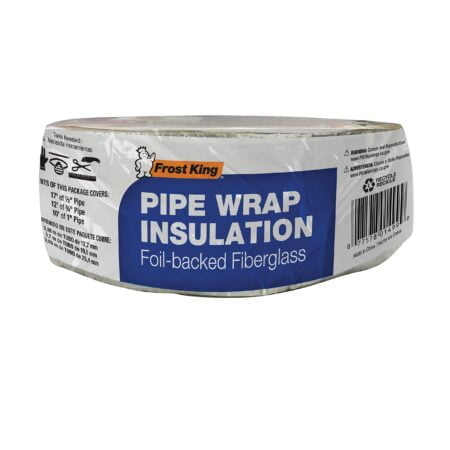 Frost King Foil Backed Fiberglass Pipe Wrap, 3"x1"x25' - Image 5