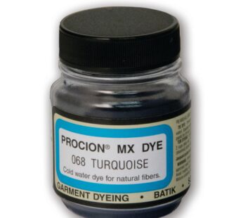 Jacquard Procion Mx Dye – Undisputed King of Tie Dye Powder – Turquoise – 2/3 Oz – Cold Wa