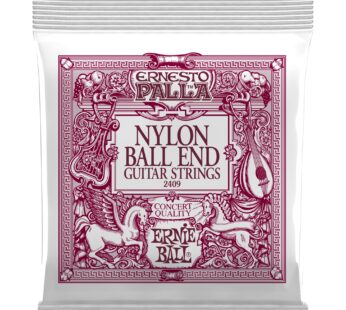 Ernie Ball Ernesto Palla Black & Gold Ball-End Nylon Classical Guitar Strings, 28-42 Gauge