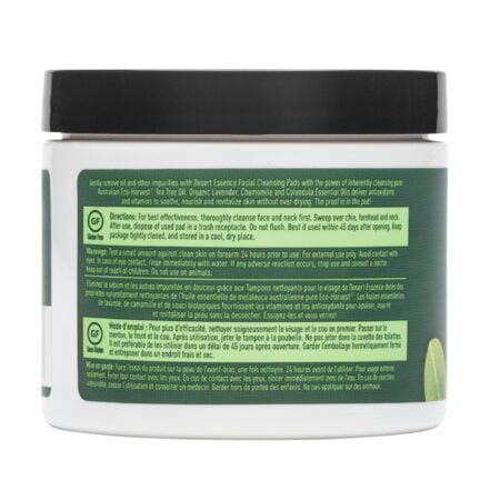 Desert Essence, Daily Facial Cleansing Pads with Tea Tree Oil, Removes Dirt & Oil - Image 4