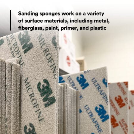 3M Softback Sanding Sponge 02602, 4 1/2 x 5 1/2 in, 20 Pack, Superfine Grit, Fast Cutting - Image 8