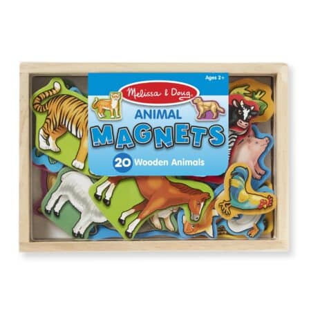 Melissa & Doug 20 Wooden Animal Magnets in a Box - FSC Certified - Image 3