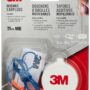3M Safety Corded Reusable Earplugs, 90586-00000T