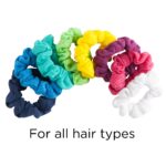 Goody Ouchless Womens Hair Scrunchie - 8 Count, Assorted Rainbow - Suitable for All Hair T - Image 6
