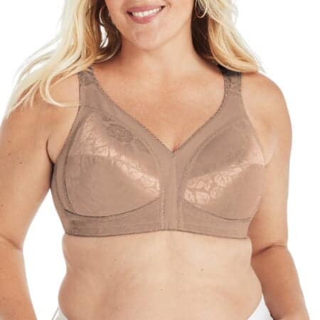 PLAYTEX Womens 18 Hour Comfort-strap Wireless Bra, Full-coverage With 4-way Trusupport, Si