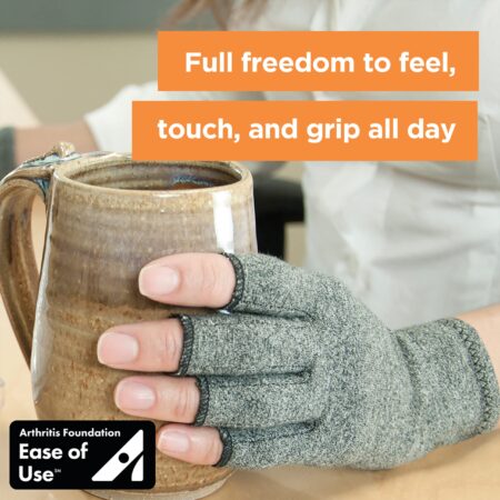 IMAK Brownmed Compression Arthritis Gloves - Compression Gloves for Arthritis & Joint Pain - Image 4