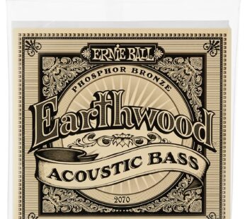 Ernie Ball Earthwood Slinky Phosphor Bronze Acoustic Bass Guitar Strings, 45-95 Gauge (P02