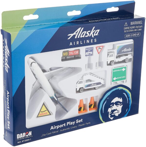 Daron Alaska Airlines Airport Play Set , Blue - Image 3