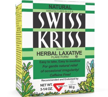 Swiss Kriss Herbal Laxative Flakes, 3.25 Ounce