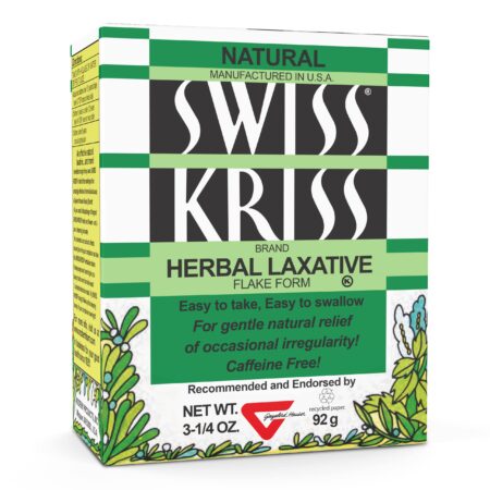 Swiss Kriss Herbal Laxative Flakes, 3.25 Ounce